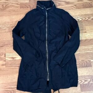 Mossimo Supply Co Black Water‎ Resistant Hooded Utility Jacket Women's L